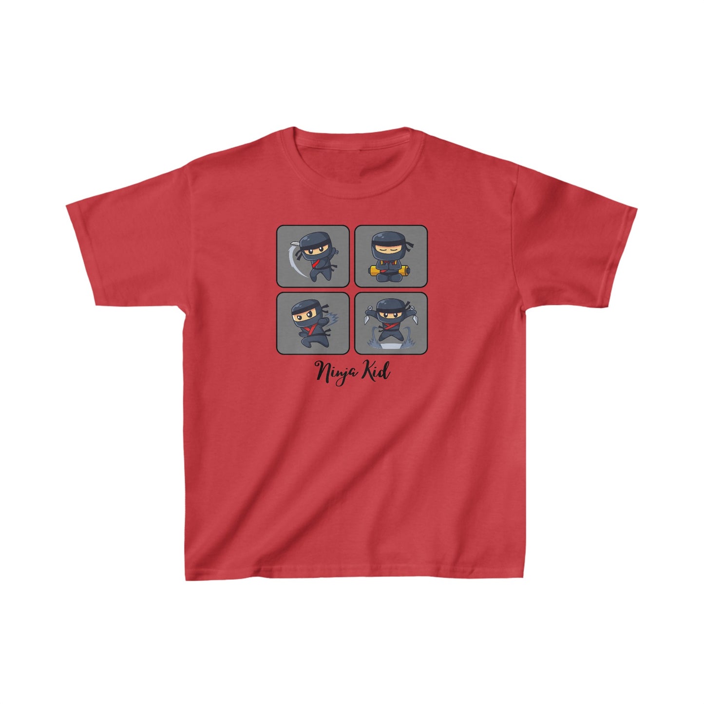 Ninja Kid Quad - Kids Heavy Cotton™ Tee