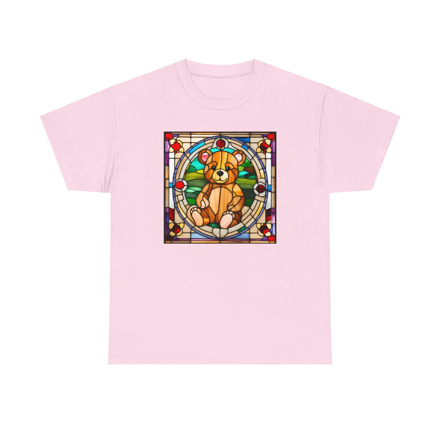 Teddy Bear Stained Glass T-shirt