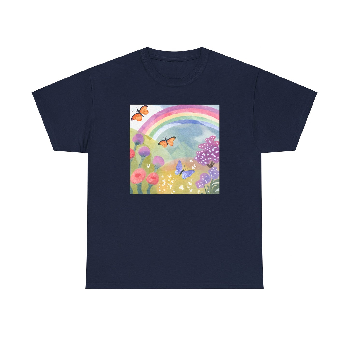 Butterflies in Garden v2 T-shirt