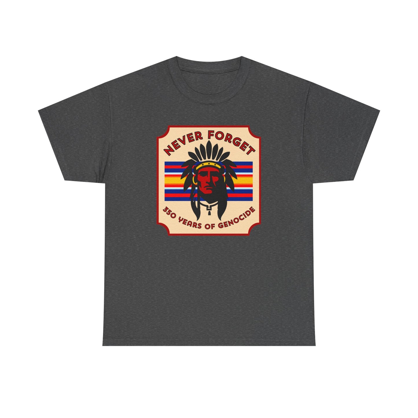 Never Forget - 350 Years of Genocide T-shirt