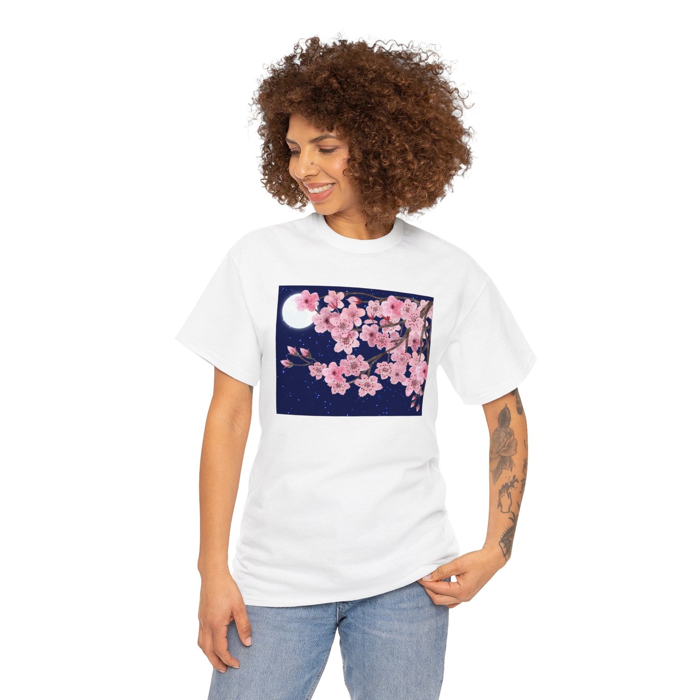 Cherry Blossoms at Night T-shirt