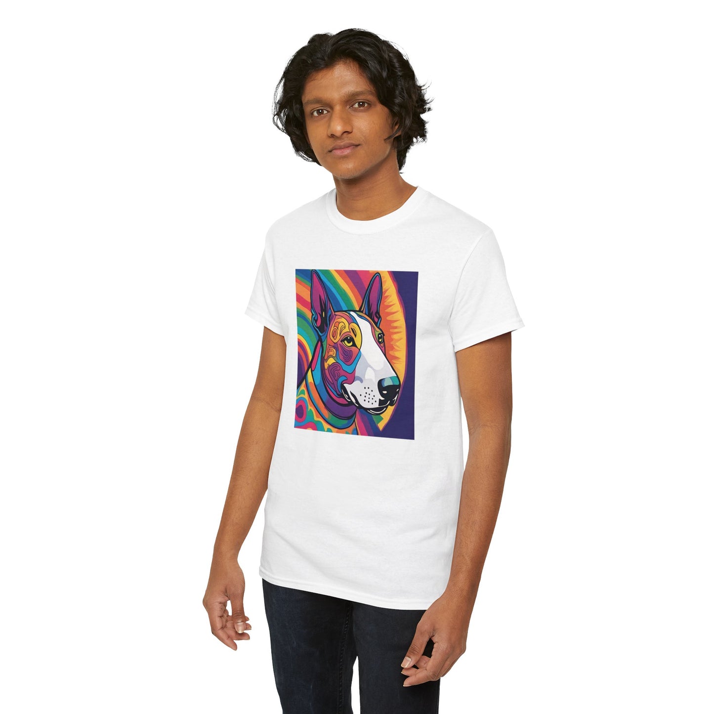 Psychedelic Bull Terrier T-shirt