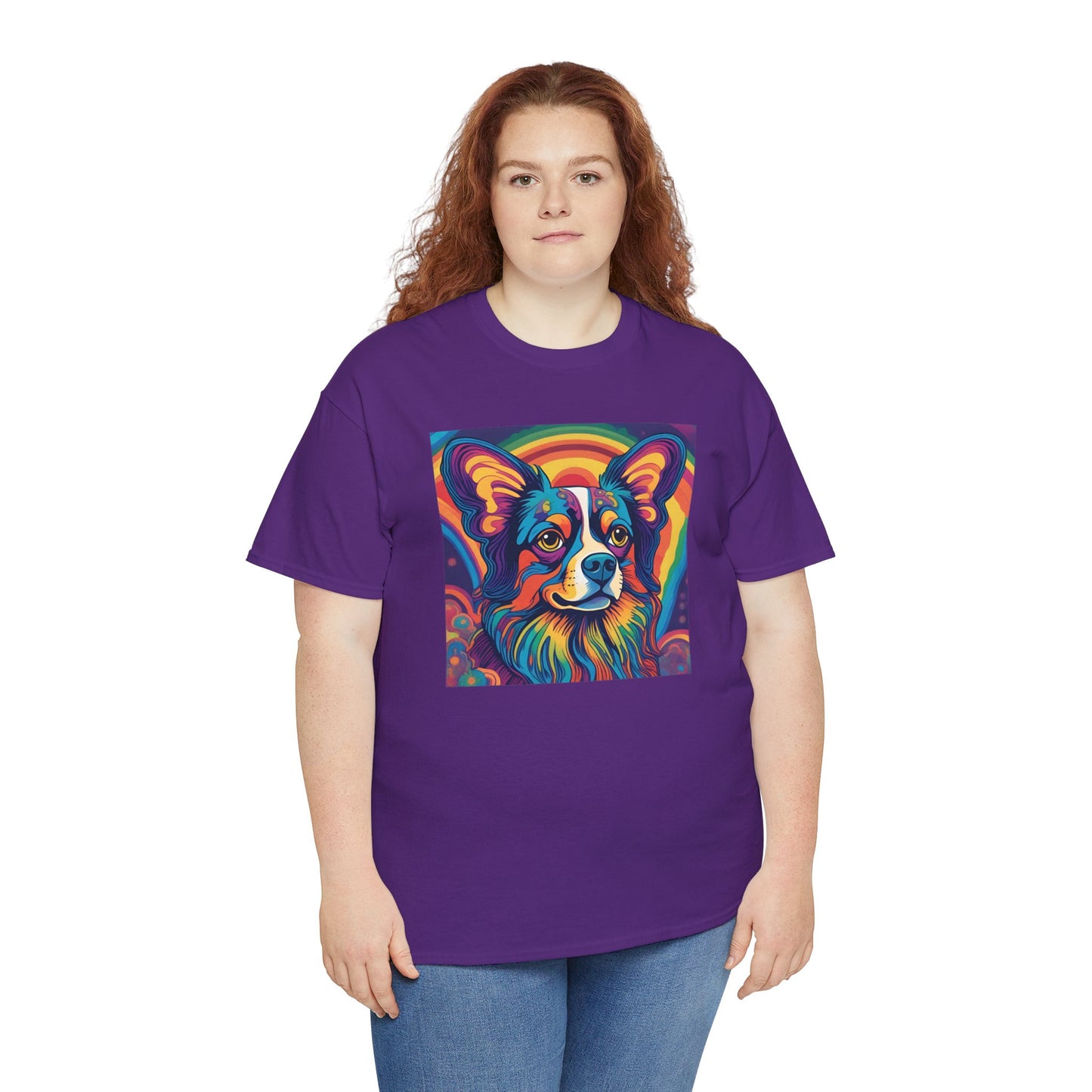 Psychedelic Papillon (AKA Continental Toy Spaniel) T-shirt