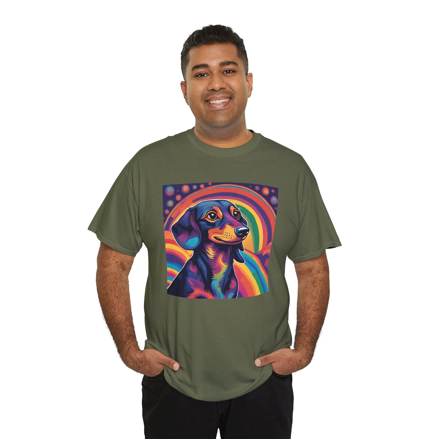 Psychedelic Dachshund T-shirt