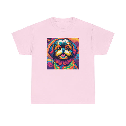 Psychedelic Shih Tzu T-shirt