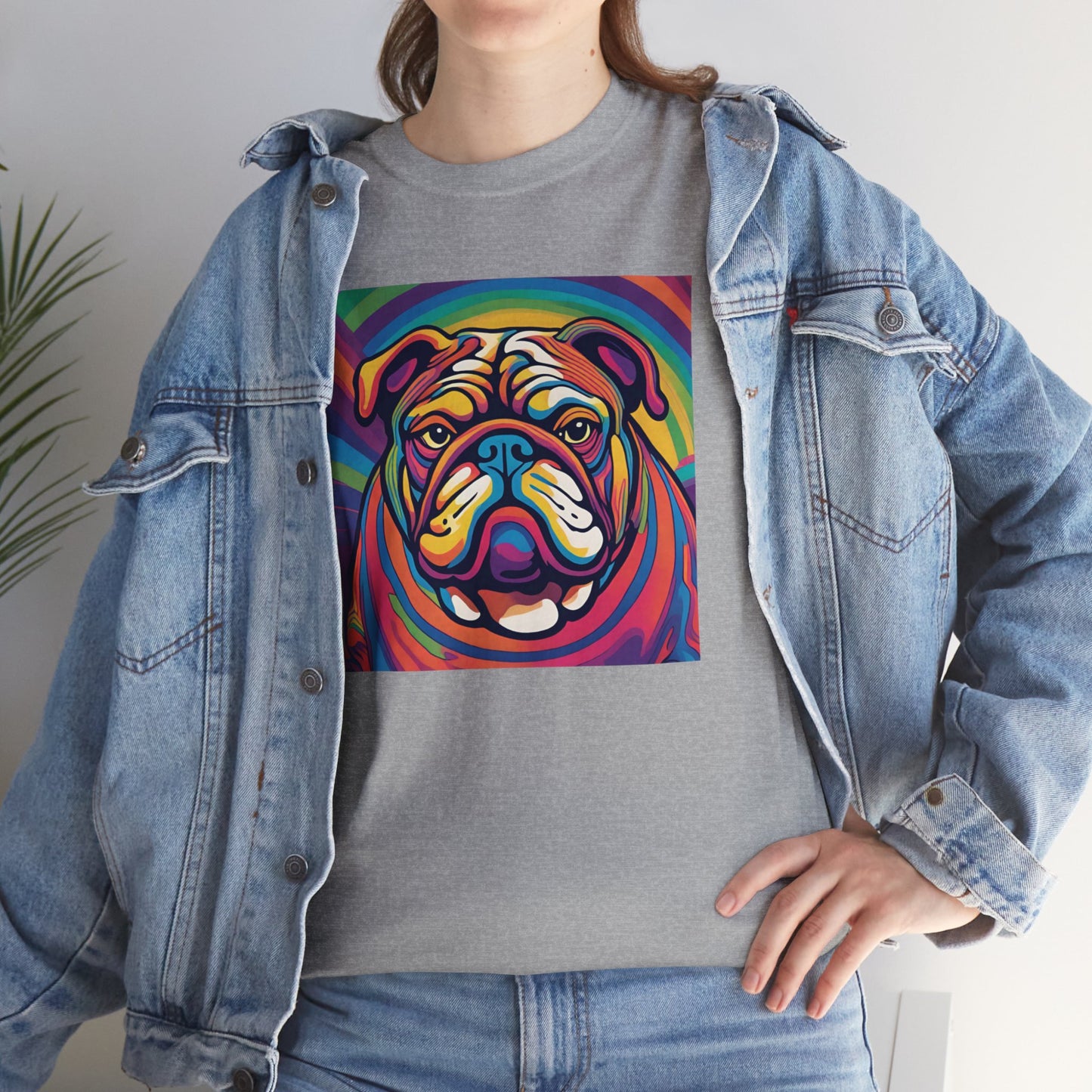 Psychedelic Bulldog T-shirt