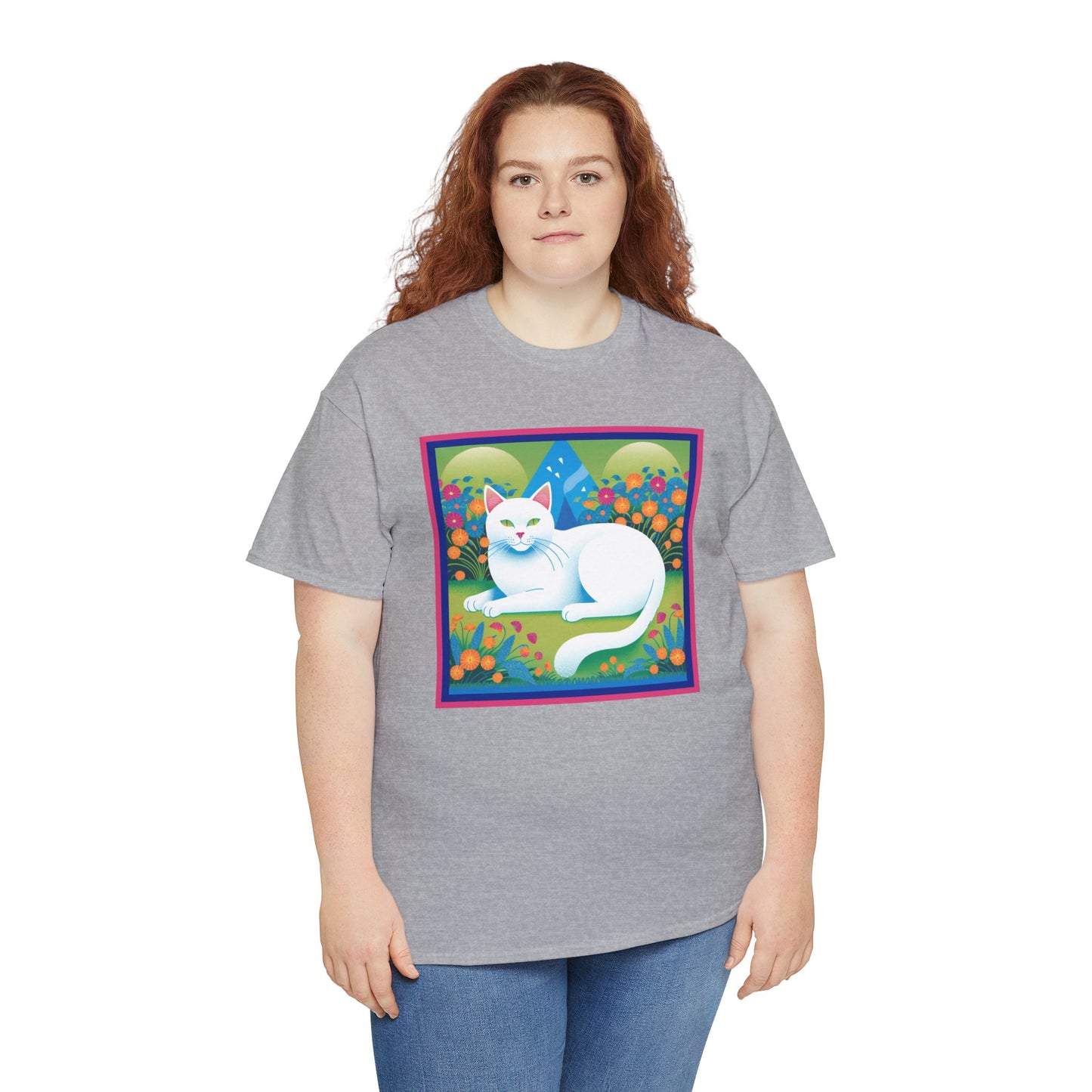 White Cat Retro v2 T-shirt