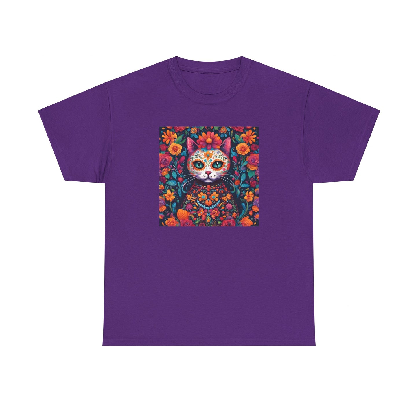 Day of the Dead Cat v5 T-shirt