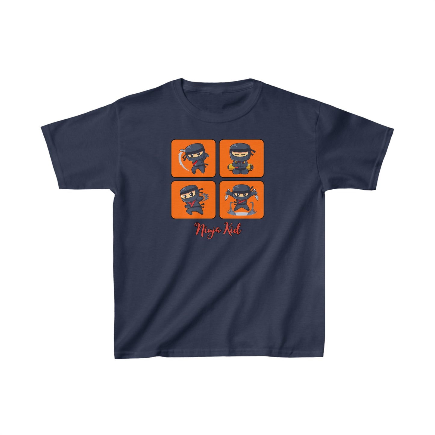 Ninja Kid Quad - Kids Heavy Cotton™ Tee