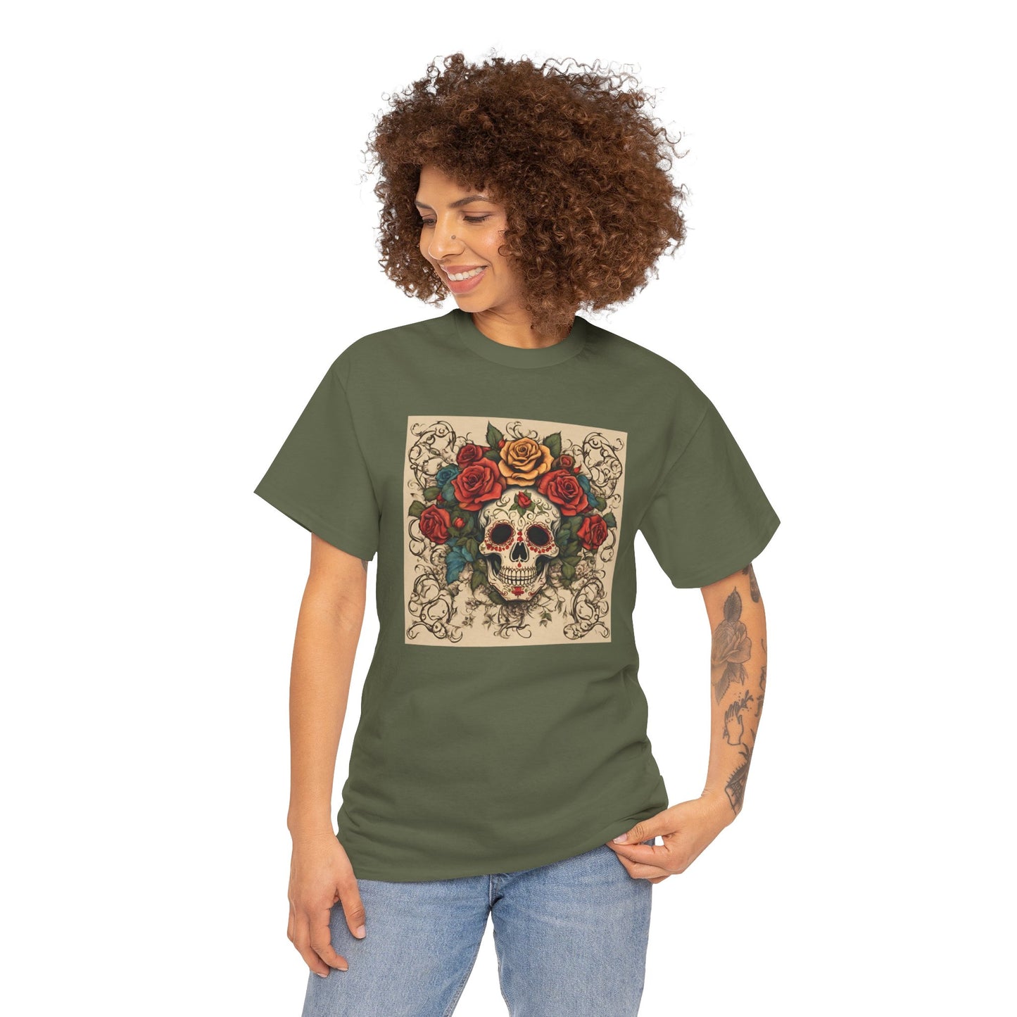 Day of the Dead Skull v2 T-shirt