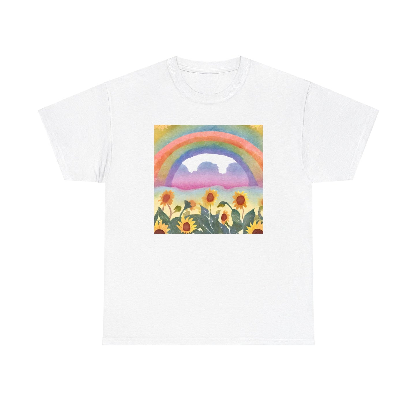 Sunflowers & Rainbow v3 T-shirt