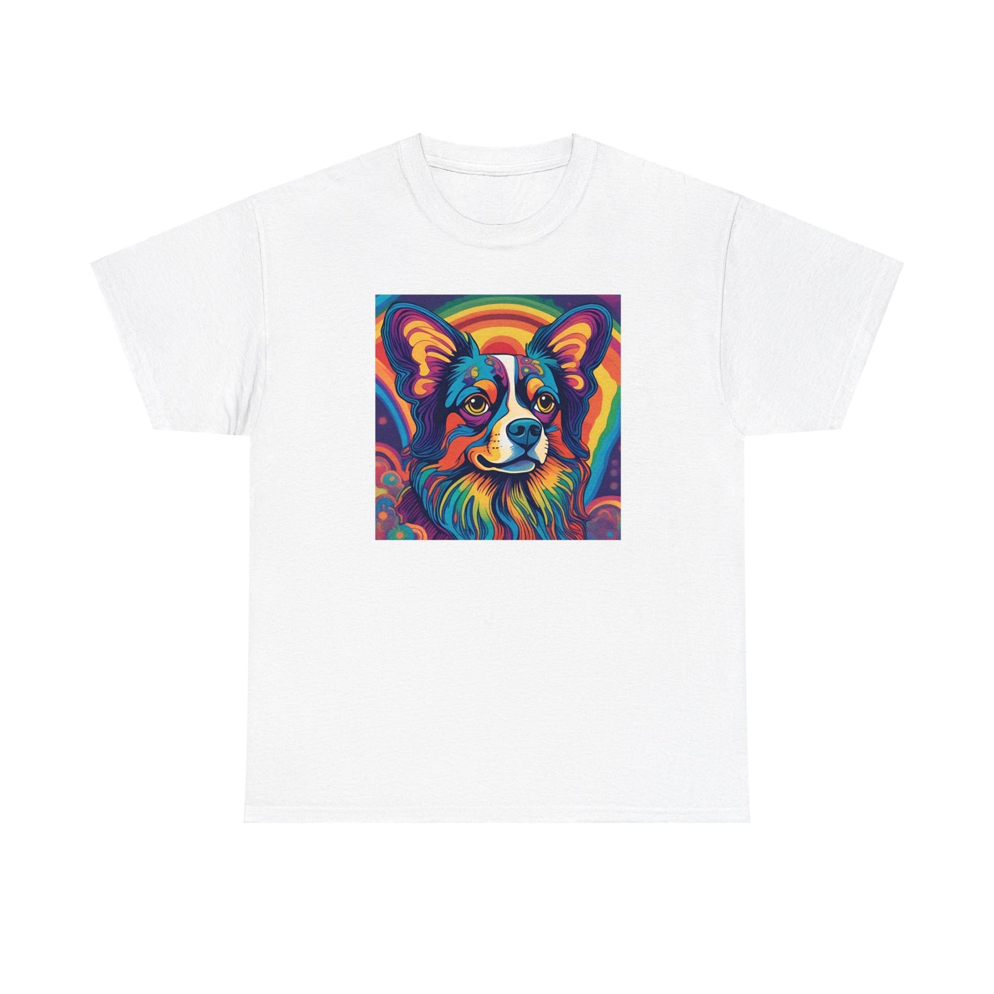 Psychedelic Papillon (AKA Continental Toy Spaniel) T-shirt