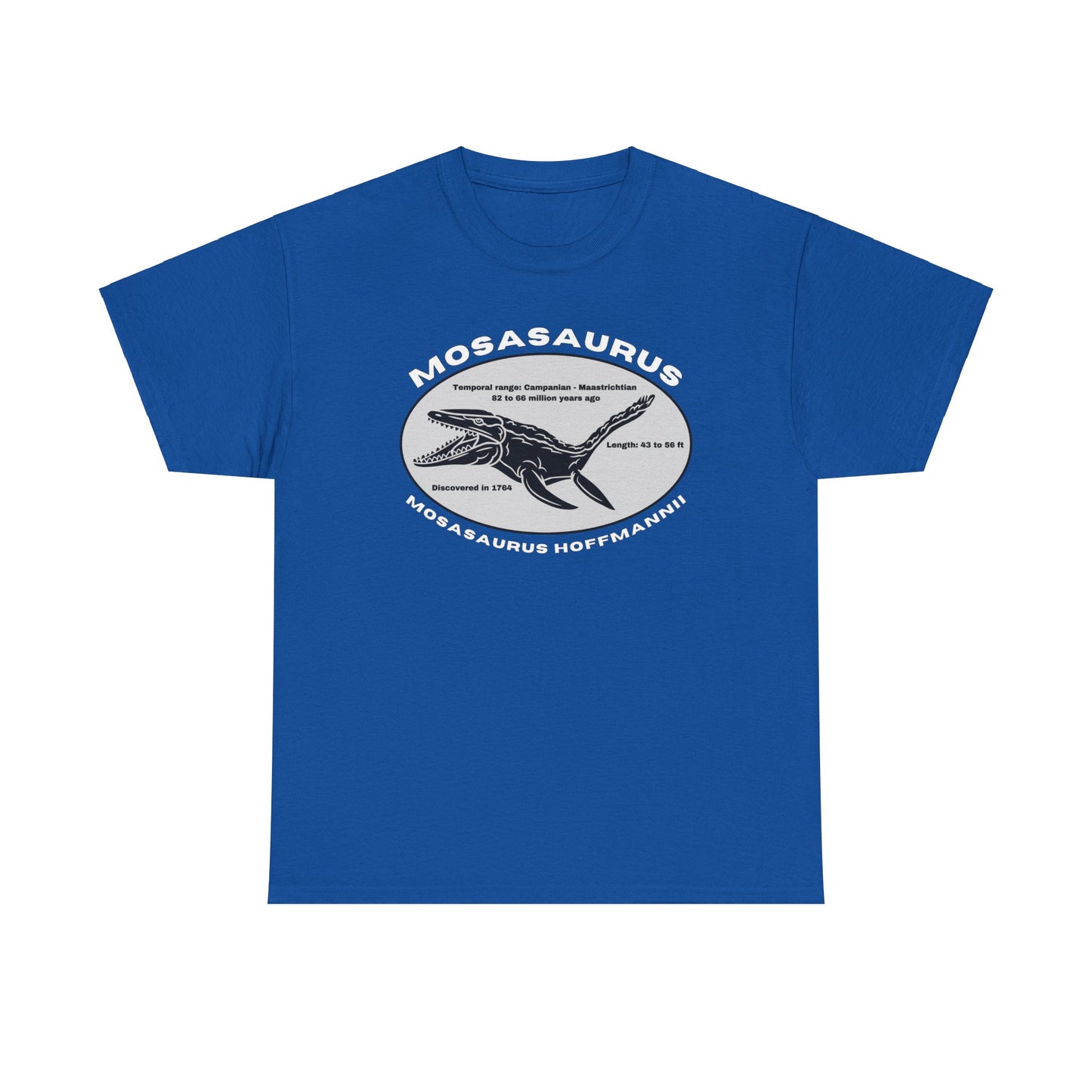 Mosasaurus with Scientific Name T-shirt