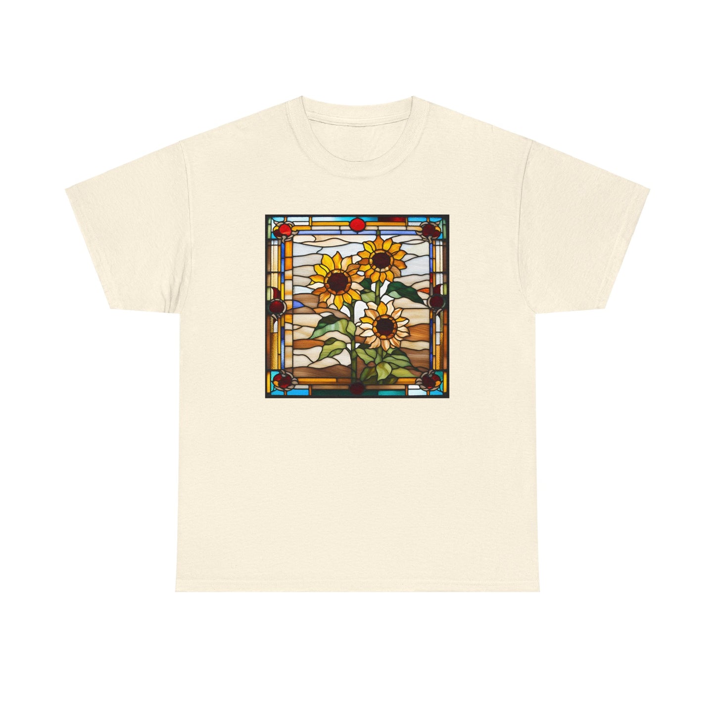 Sunflowers Stained Glass T-shirt