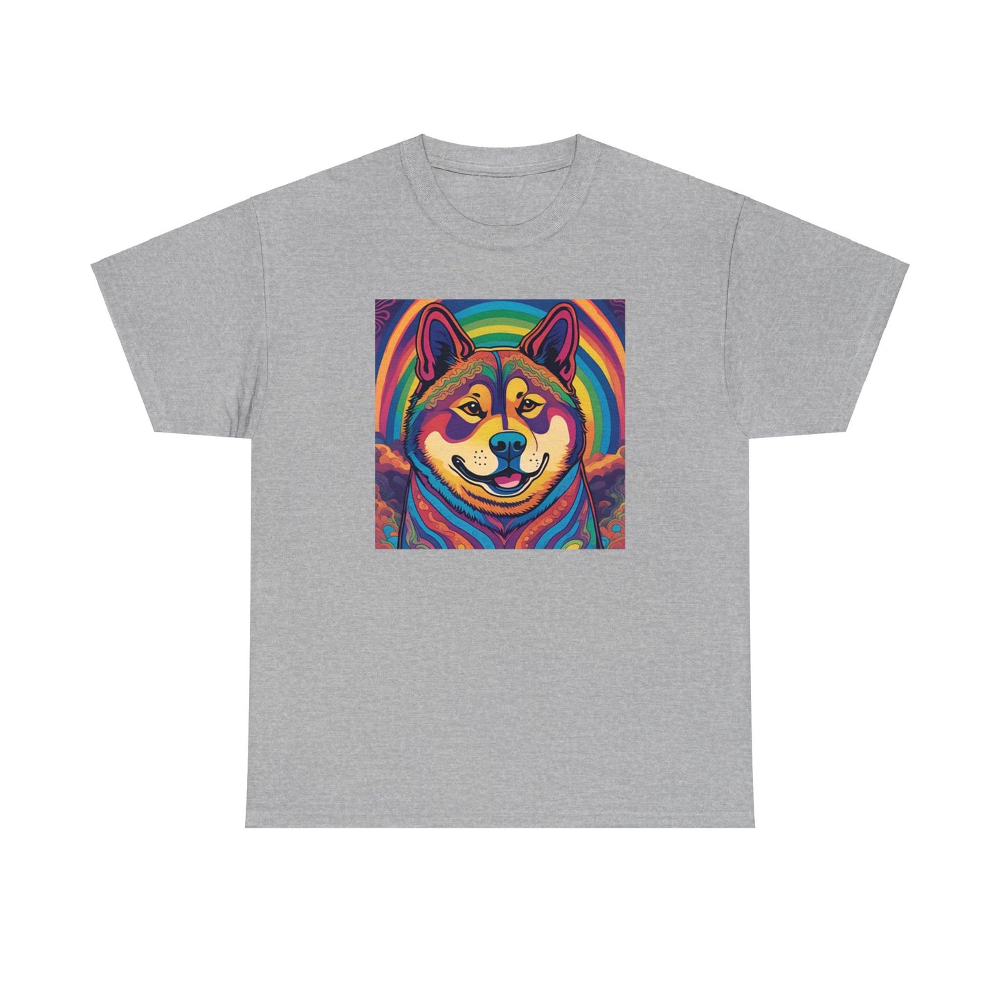 Psychedelic Akita T-shirt