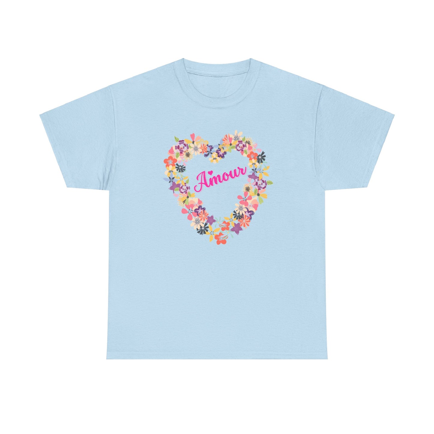 Amour with Flower Heart T-shirt