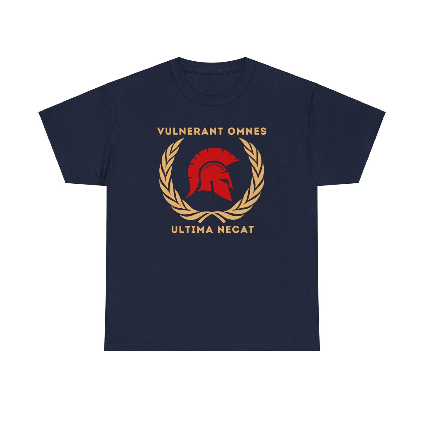 Vulnerant omnes ultima necat ("they all wound, the last kills") T-shirt