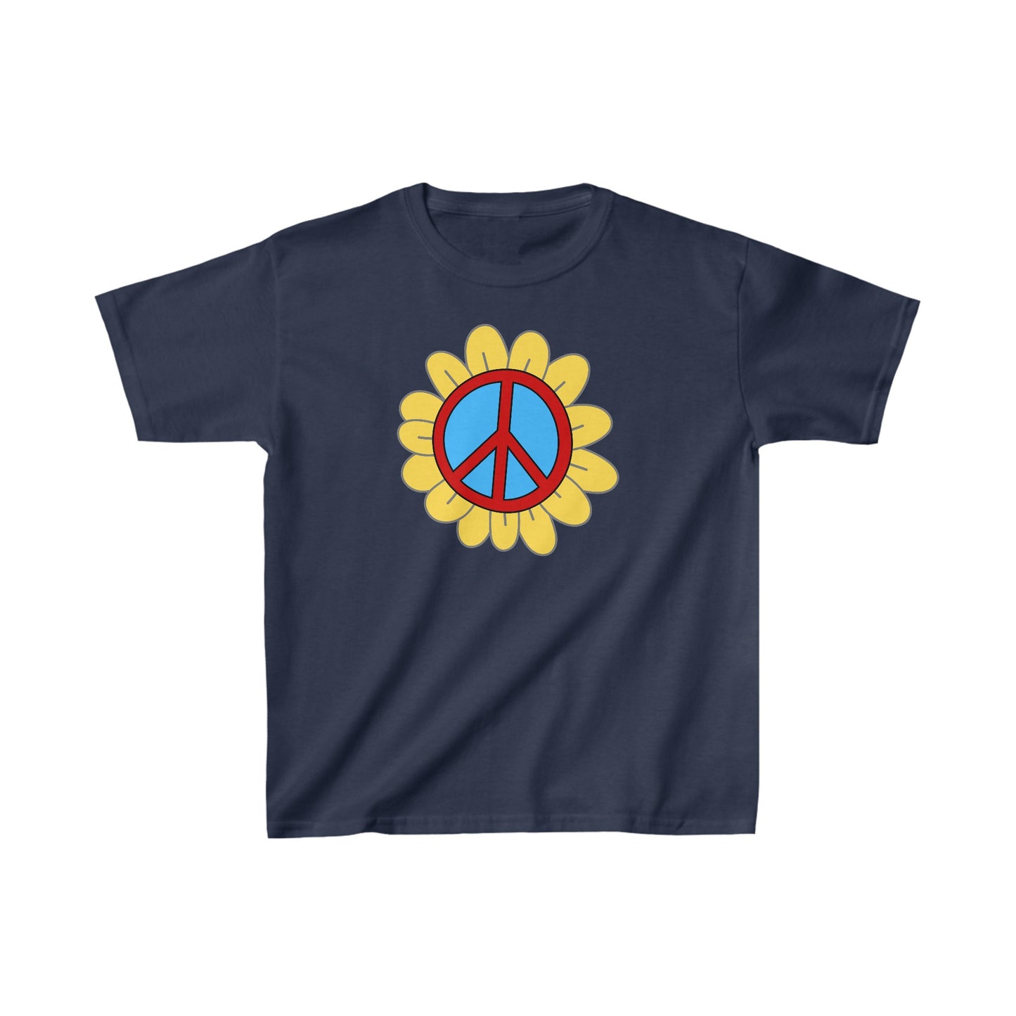 Peace Daisy - Kids Heavy Cotton™ Tee