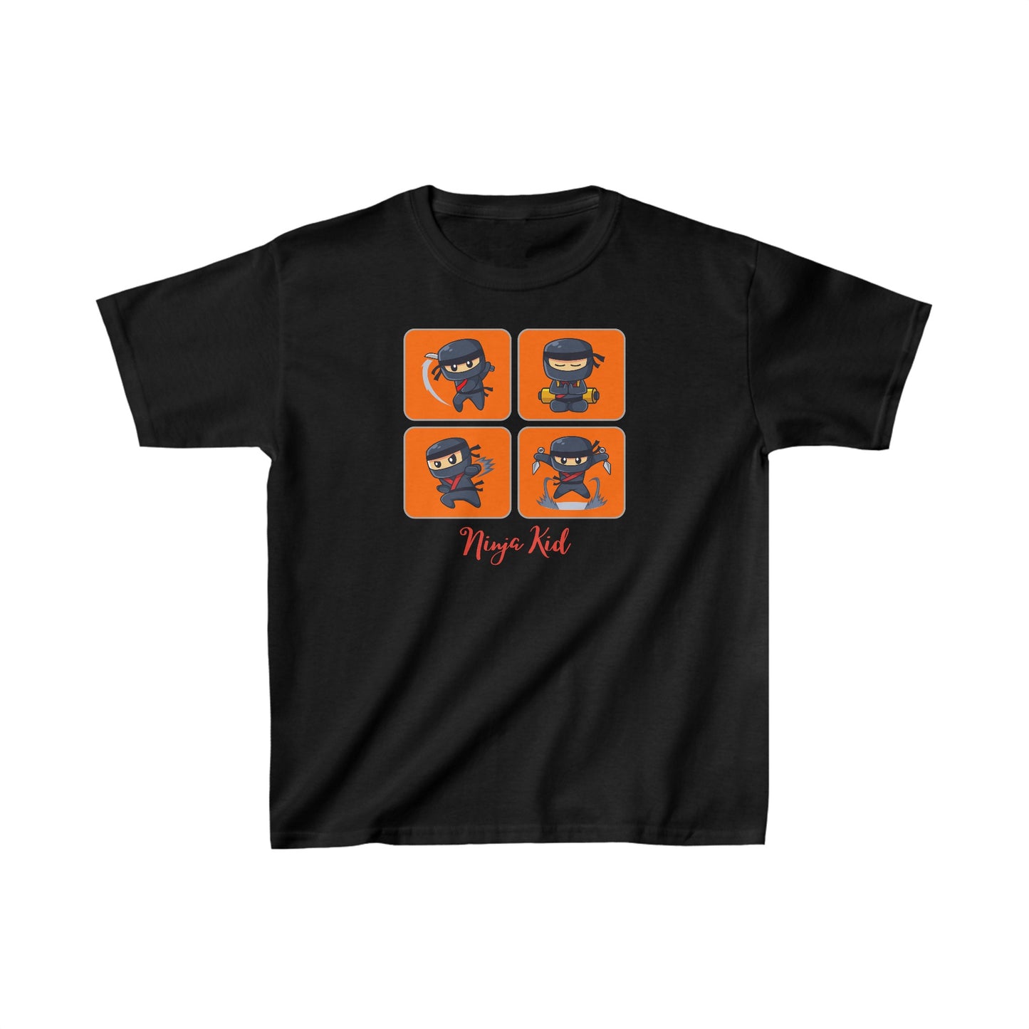 Ninja Kid Quad - Kids Heavy Cotton™ Tee