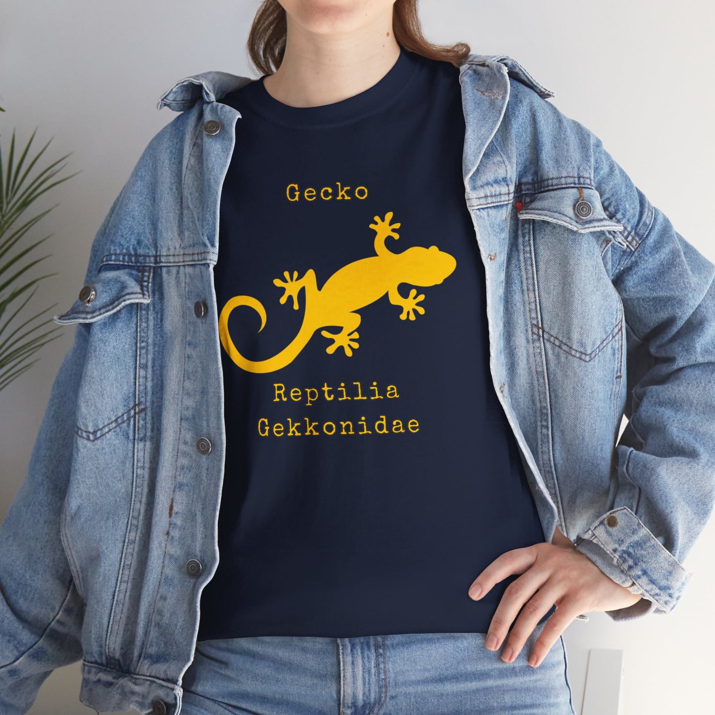 Gecko with Scientific Names T-shirt