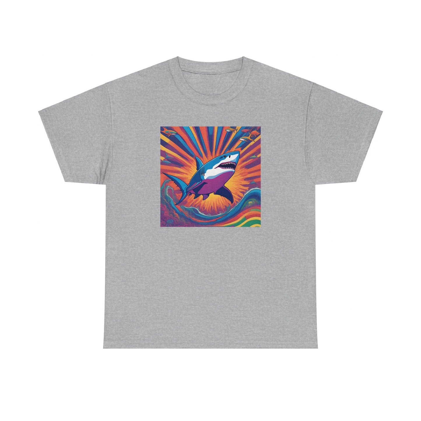 Psychedelic Great White Shark T-shirt