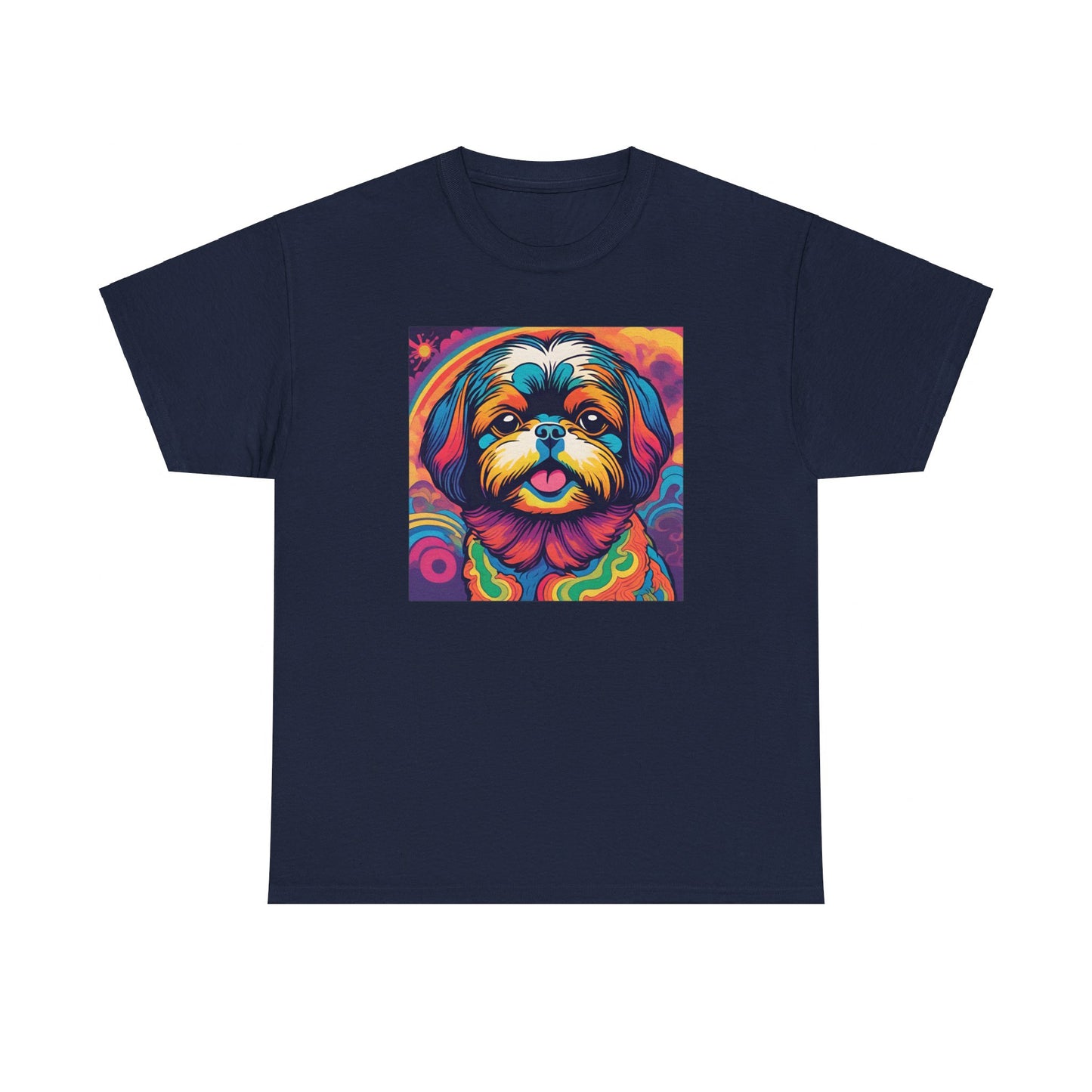 Psychedelic Shih Tzu T-shirt