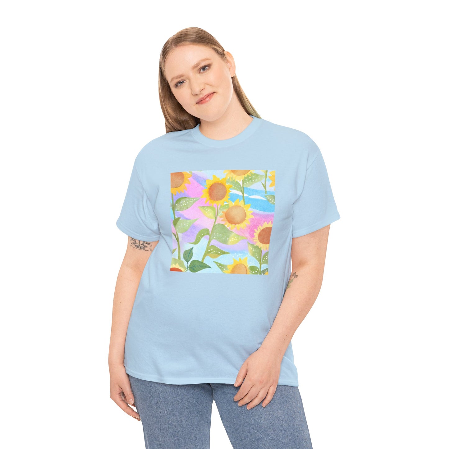 Sunflowers & Rainbow v2 T-shirt