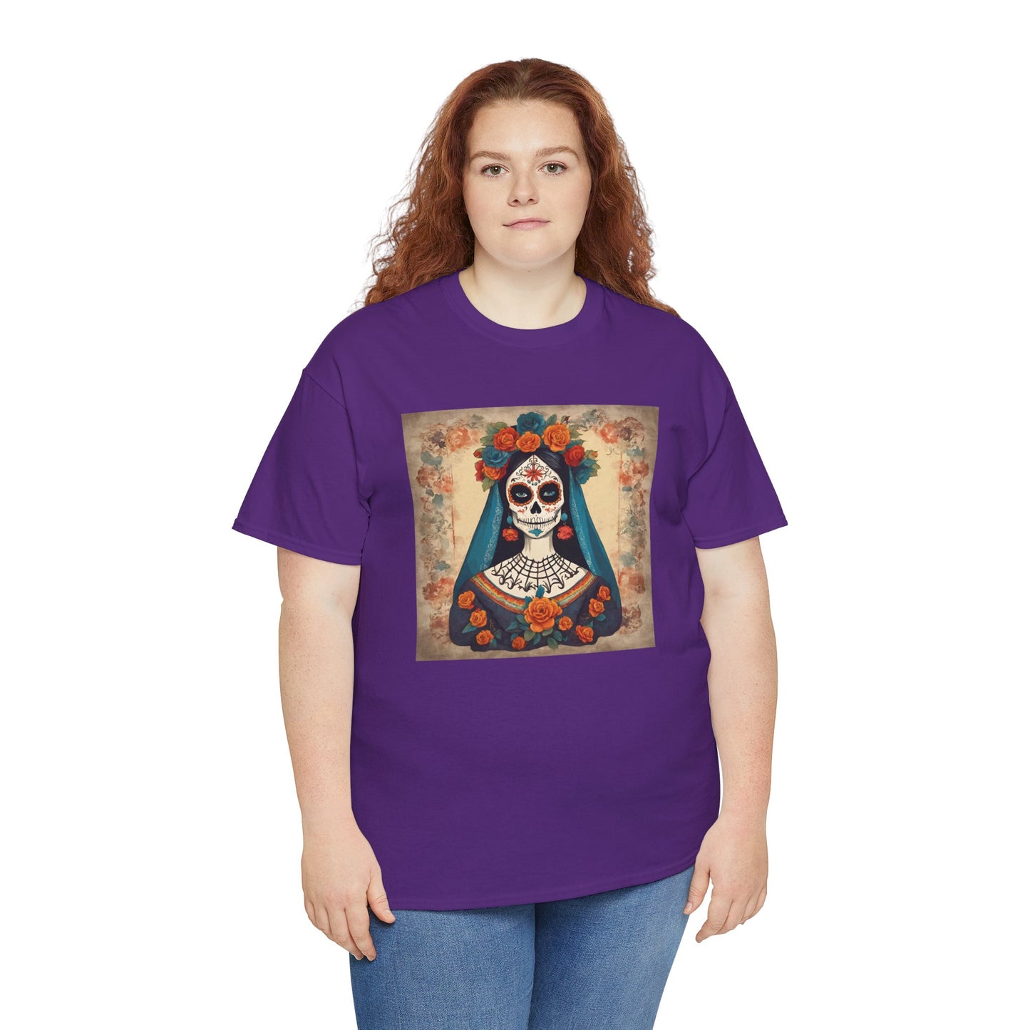 Day of the Dead - Antique La Calavera Catrina (the Elegant Skull) v1 T-shirt