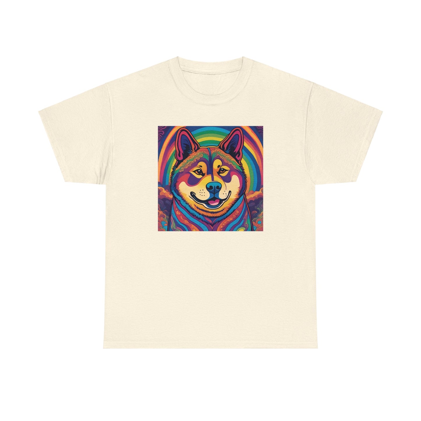 Psychedelic Akita T-shirt