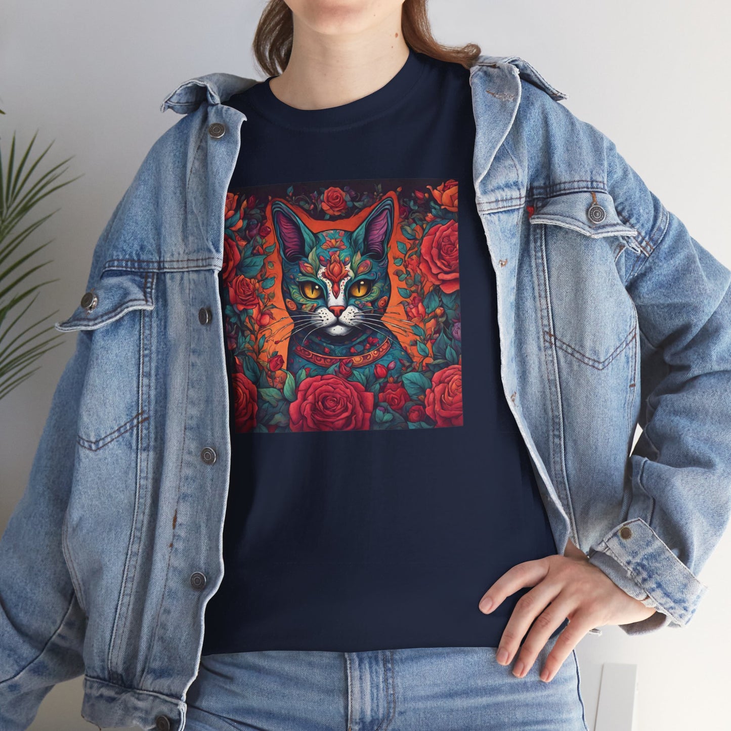 Day of the Dead Cat v2 T-shirt