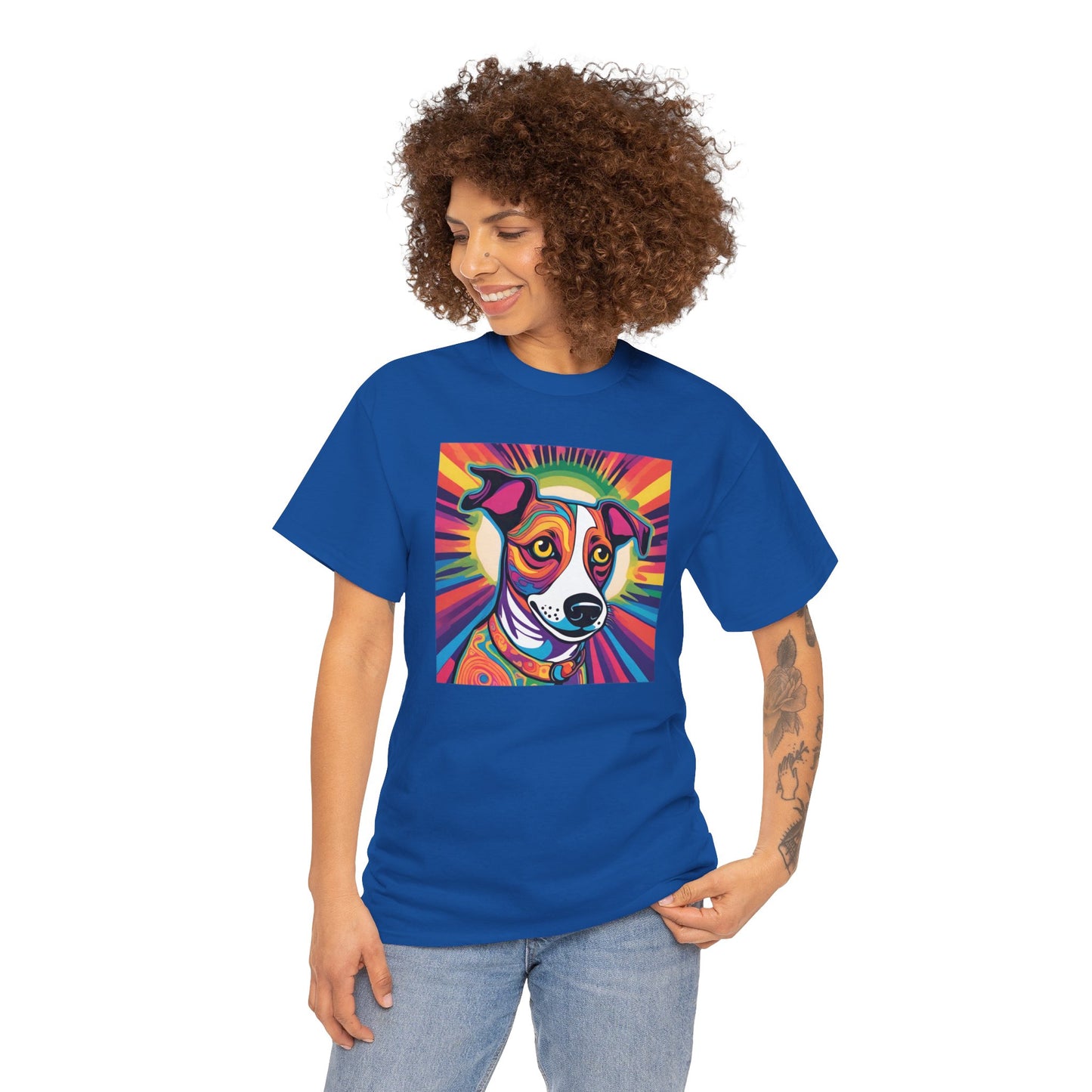 Psychedelic Jack Russell T-shirt