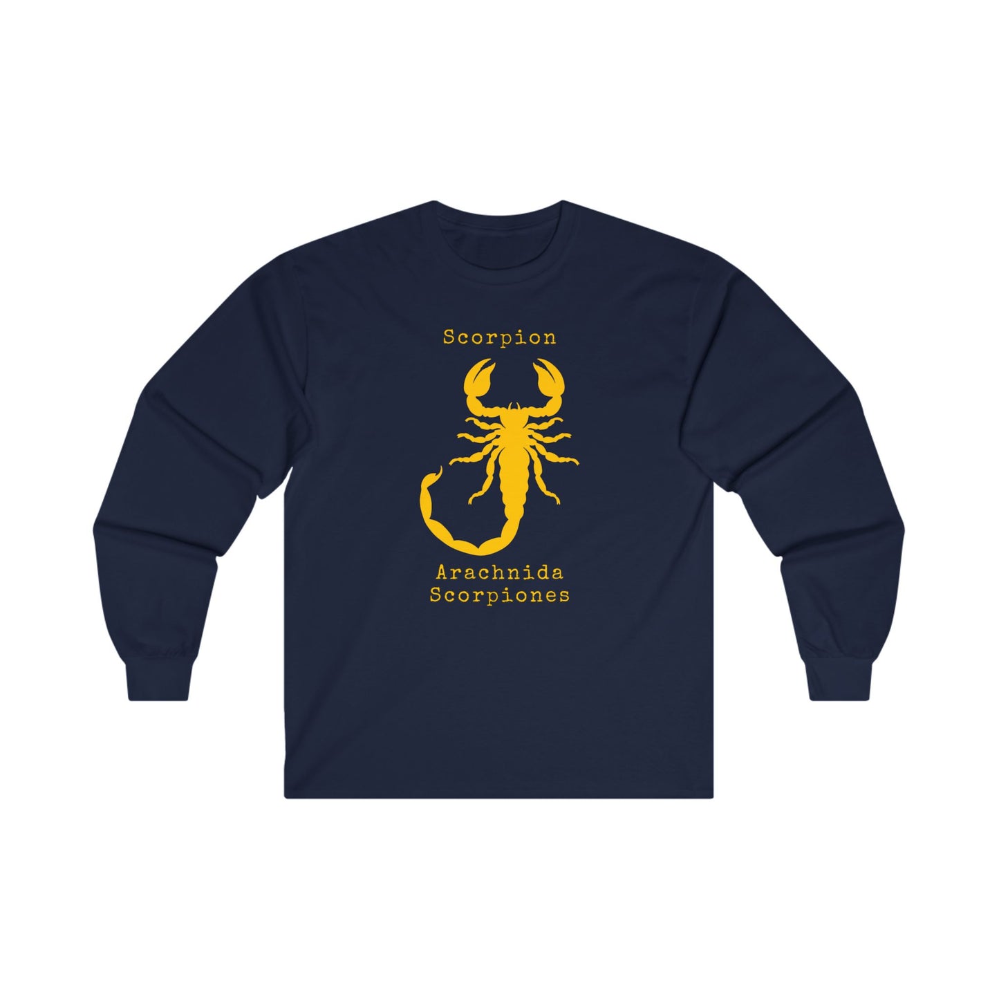 Scorpion with Scientific Names - Long Sleeve Tee