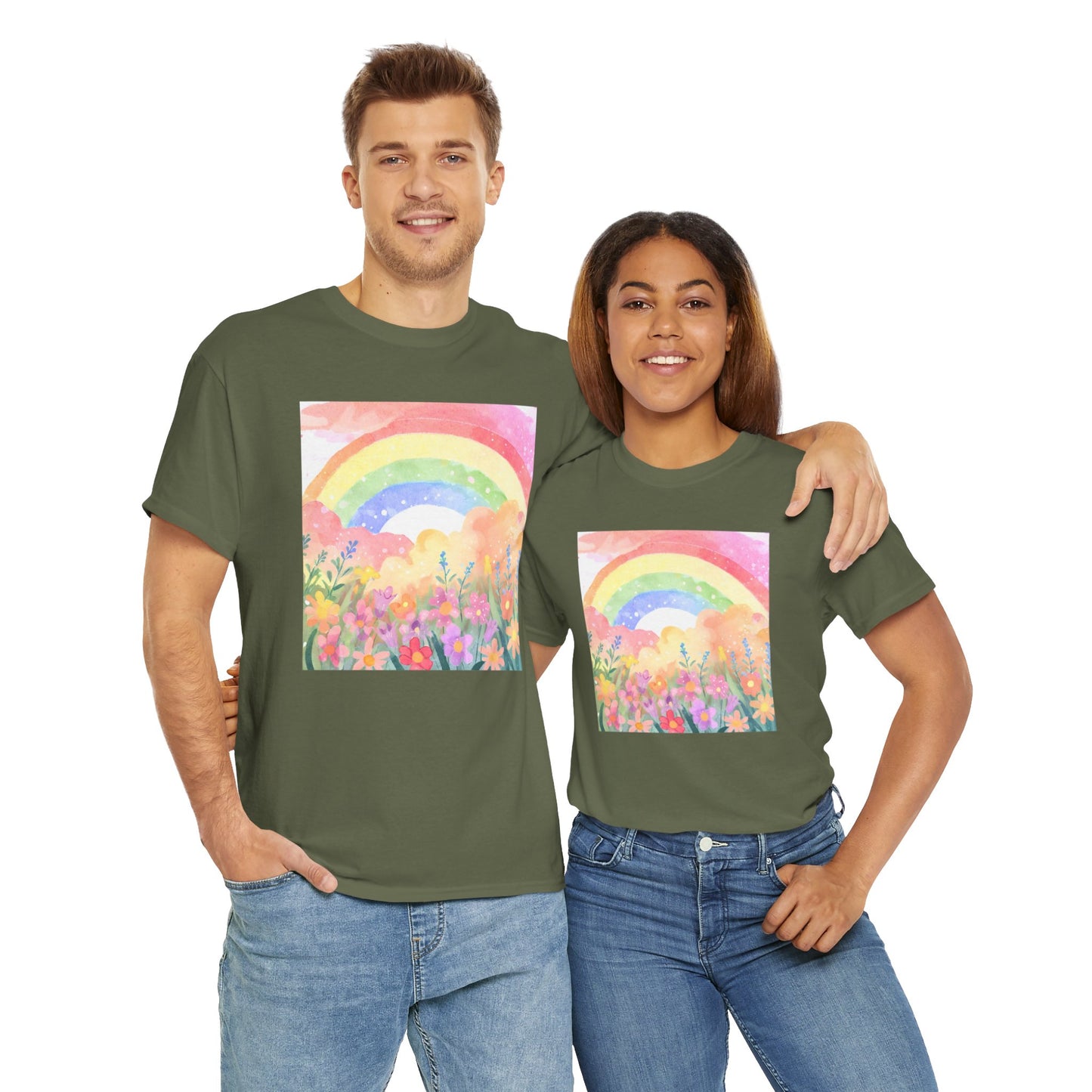 Rainbow Garden v4 T-shirt