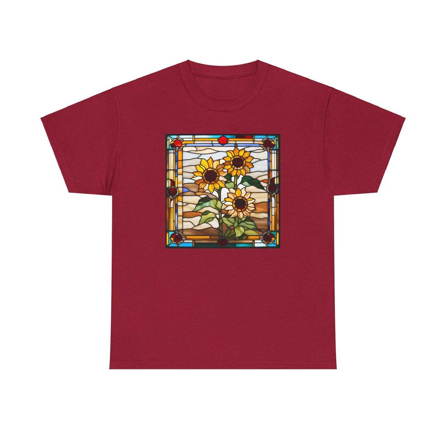 Sunflowers Stained Glass T-shirt