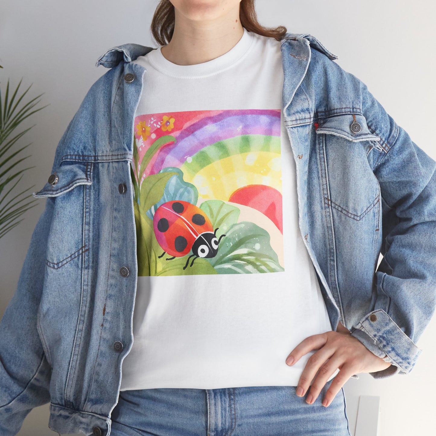 Ladybug in Garden v2 T-shirt