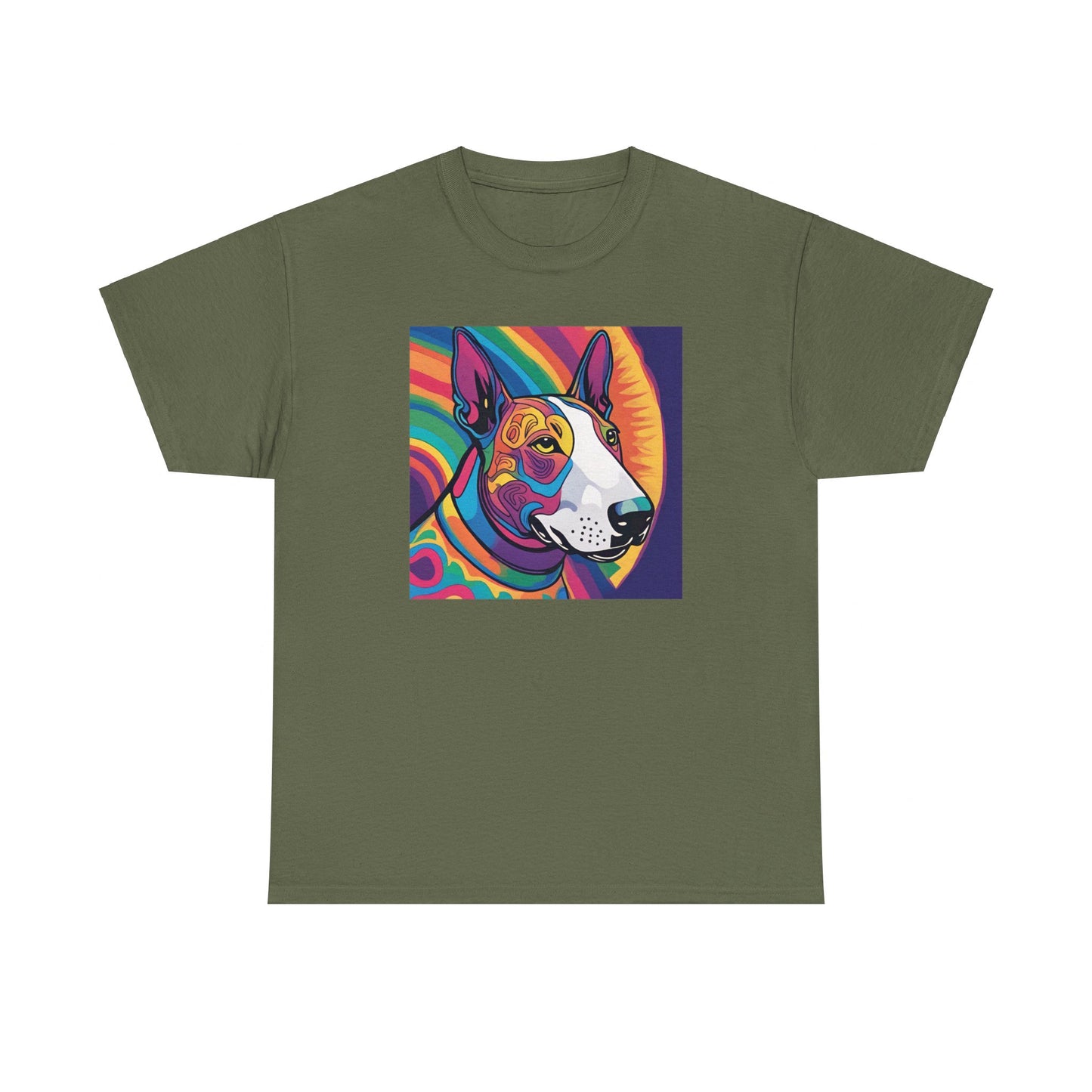 Psychedelic Bull Terrier T-shirt