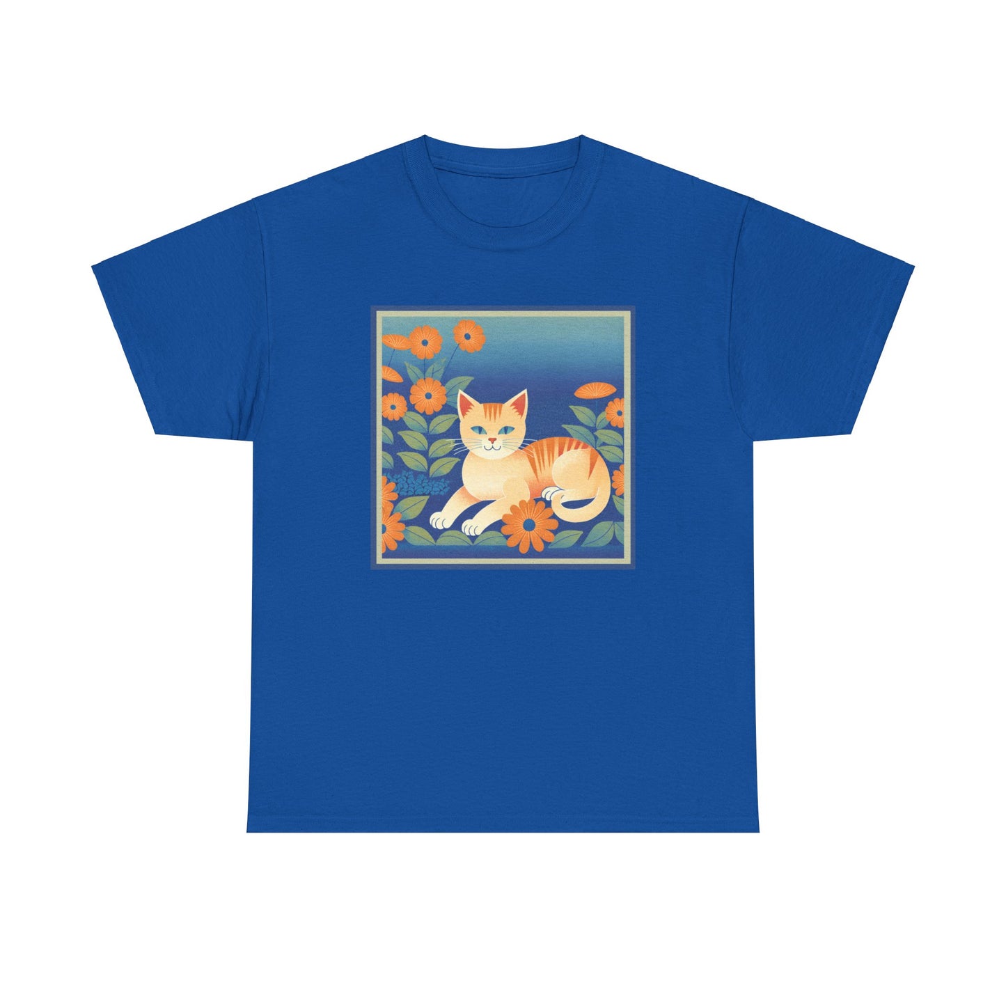 Tiger Cat Retro T-shirt