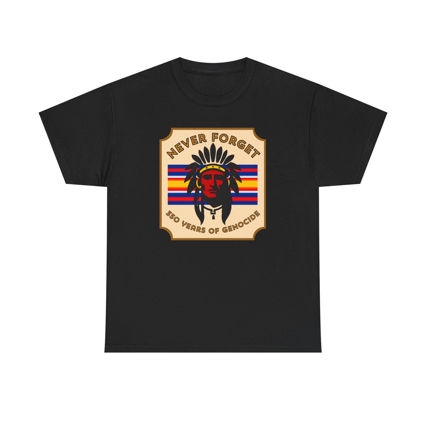Never Forget - 350 Years of Genocide T-shirt