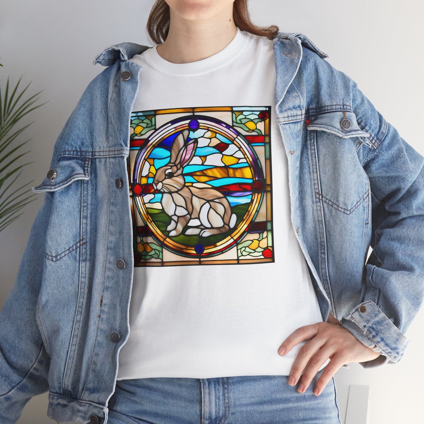 Rabbit Stained Glass T-shirt