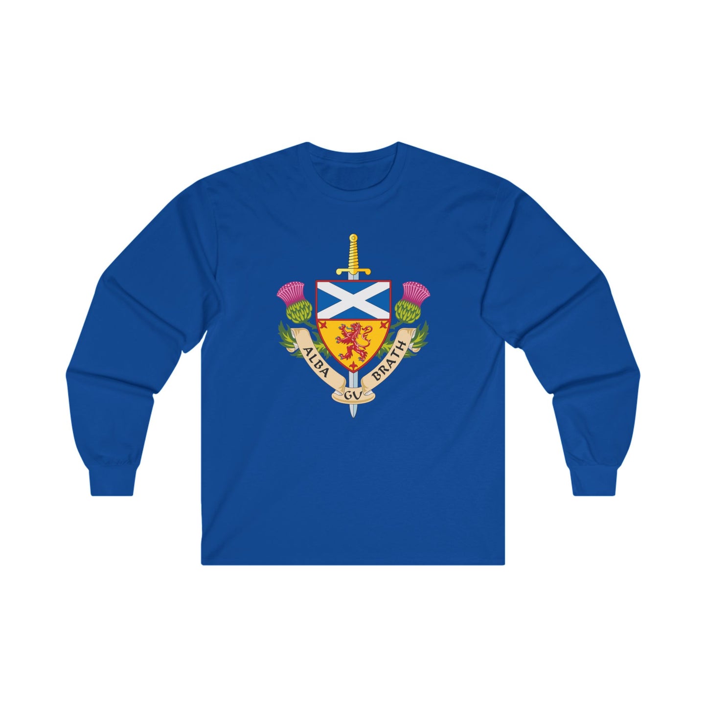 Scotland Forever Coat of Arms - Long Sleeve Tee