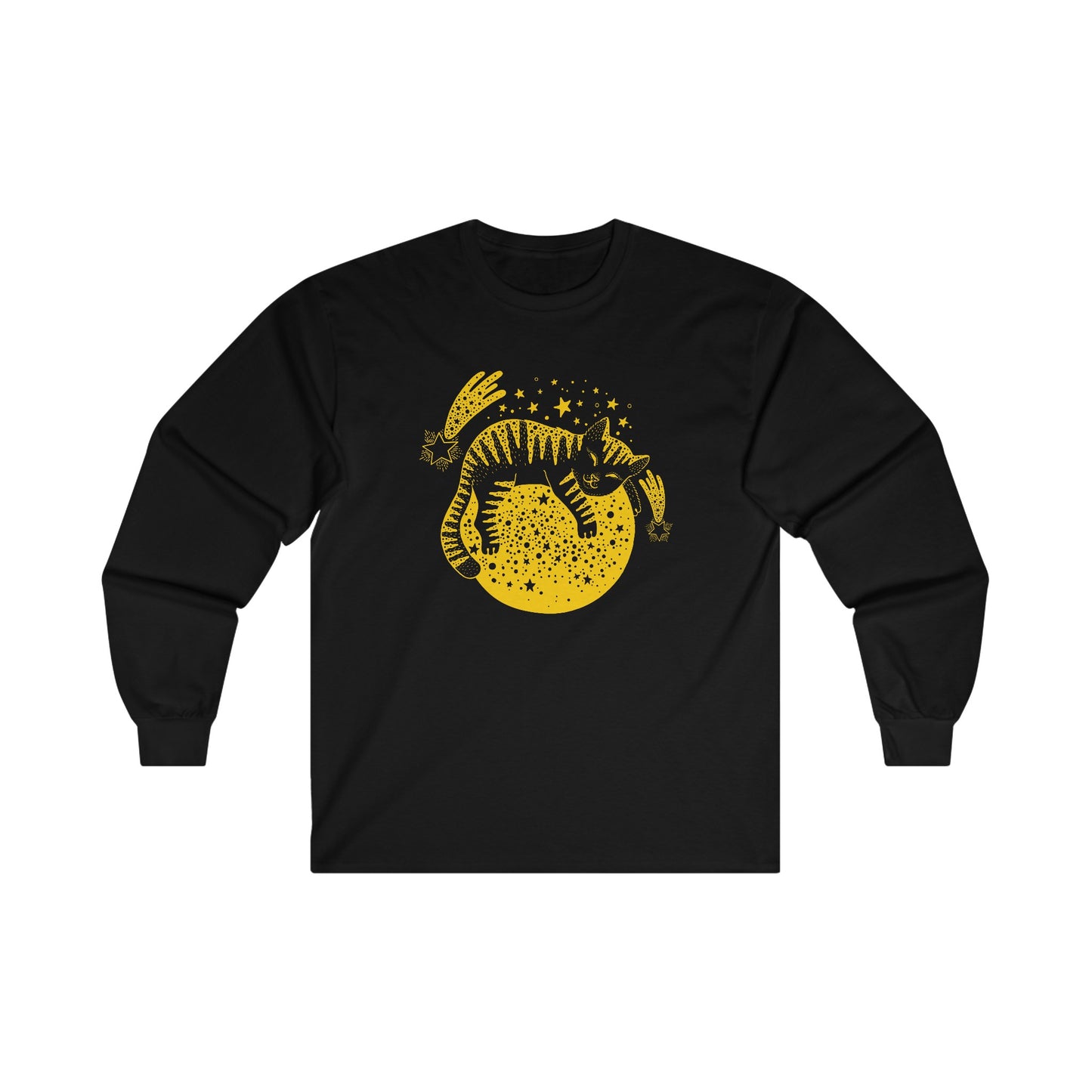 Cat on the Moon - Long Sleeve Tee