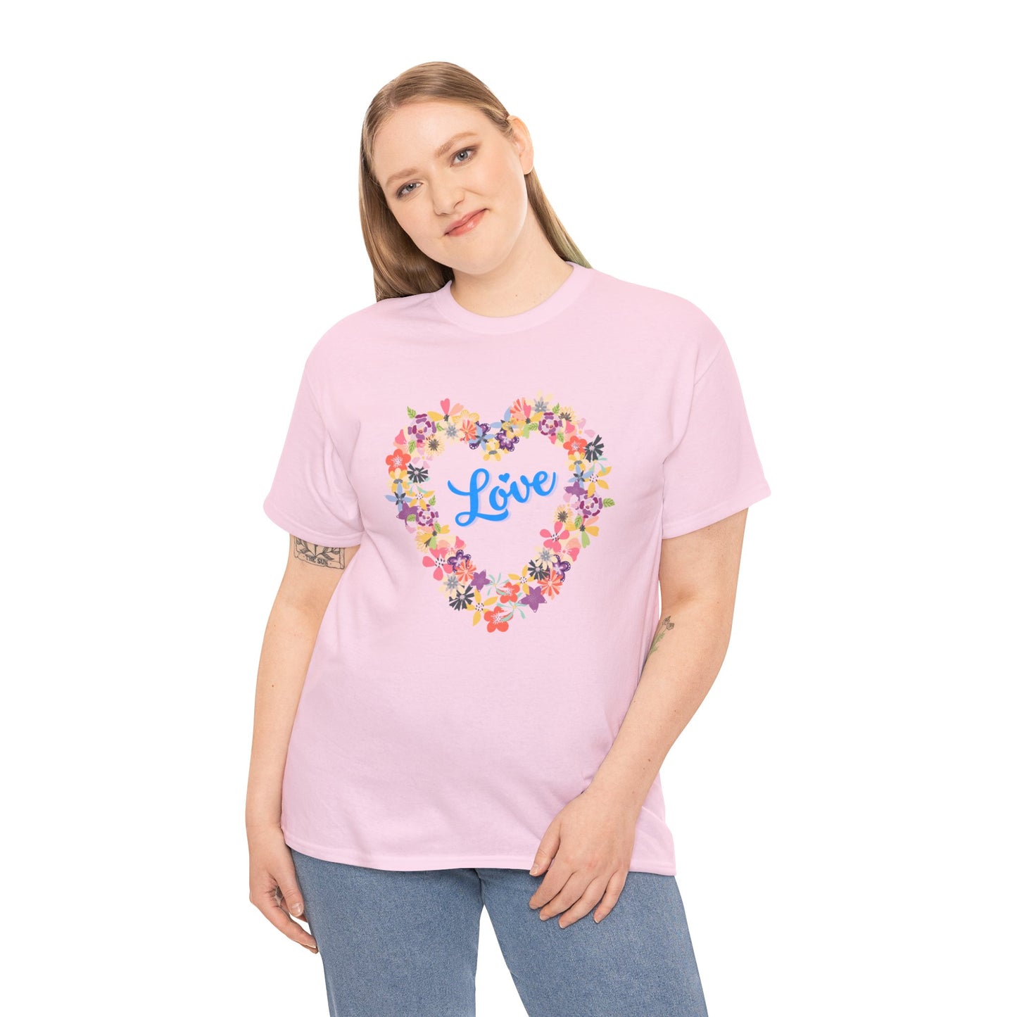 Love with Flower Heart T-shirt