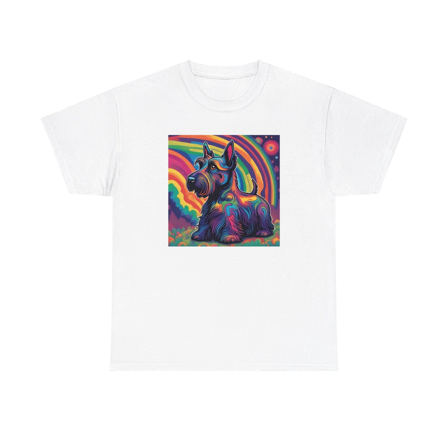 Psychedelic Scottish Terrier T-shirt