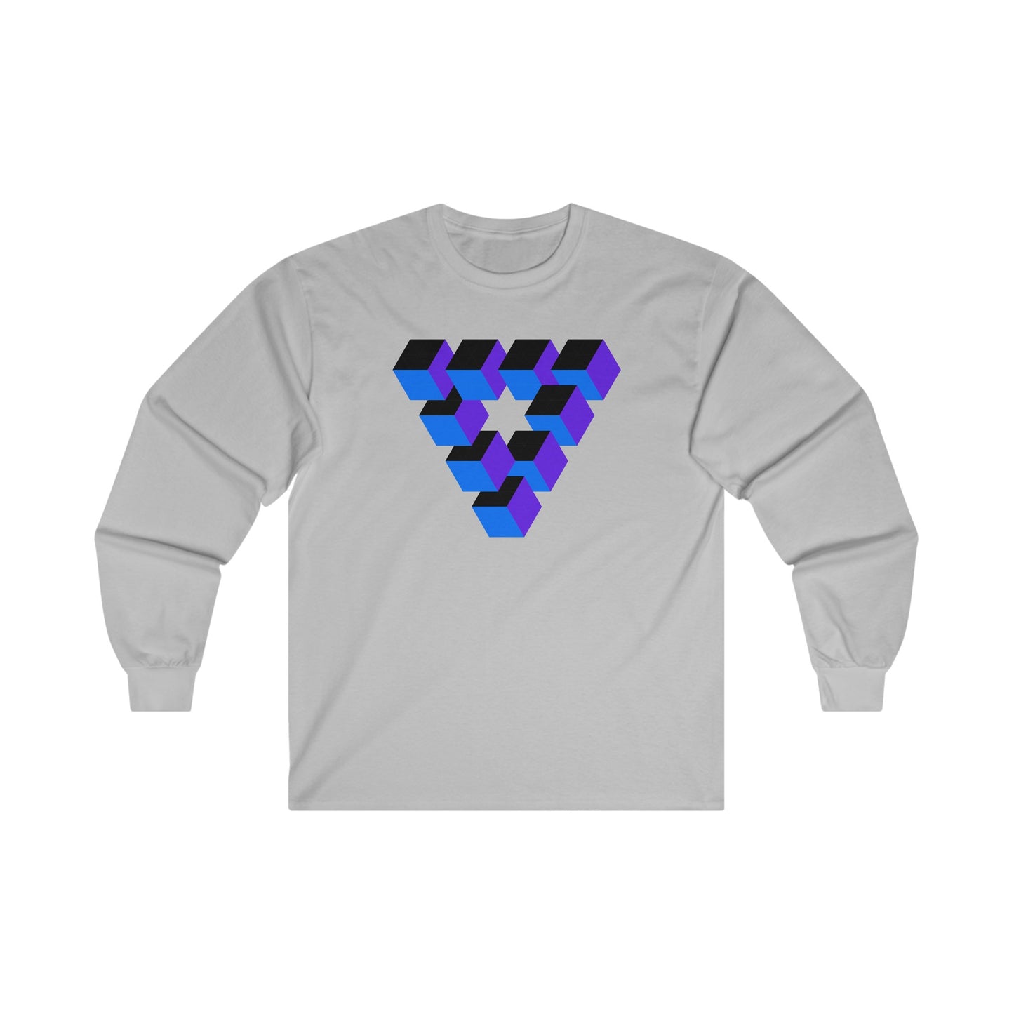 Cube Abstract - Long Sleeve Tee