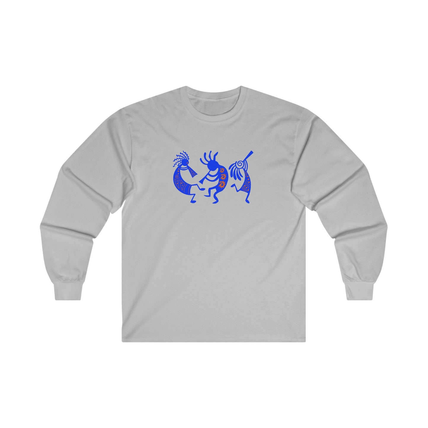 Kokopelli Figures (Southwest Native American) - Long Sleeve Tee