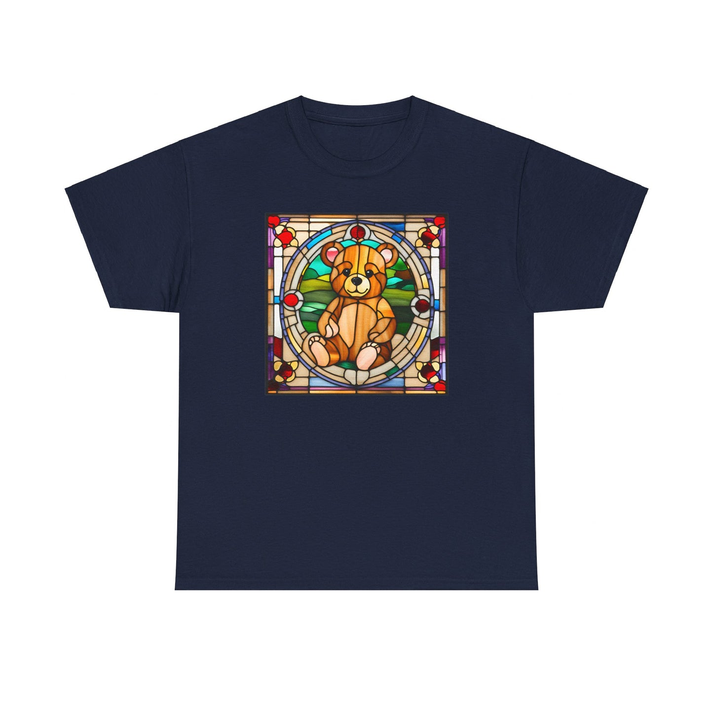 Teddy Bear Stained Glass T-shirt