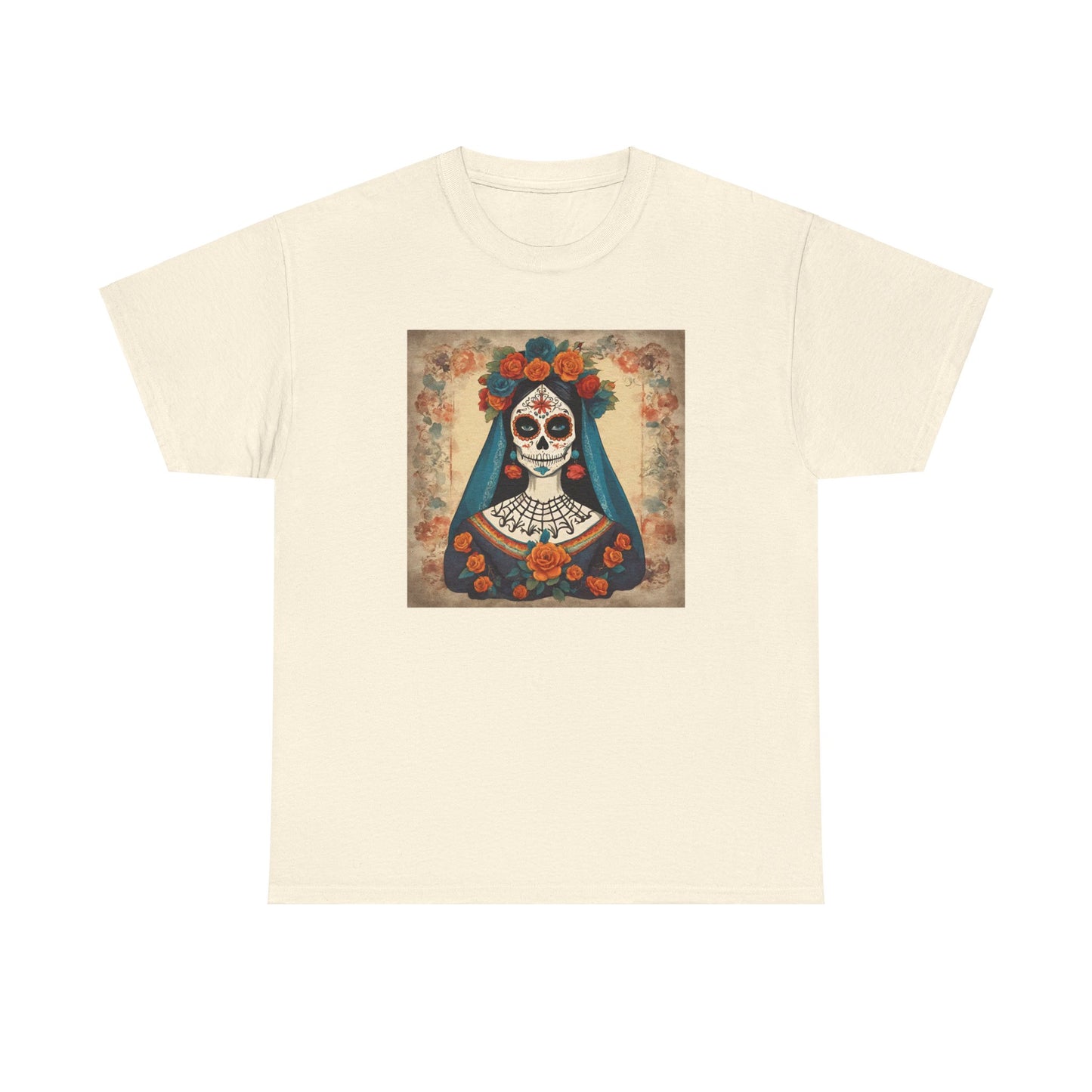 Day of the Dead - Antique La Calavera Catrina (the Elegant Skull) v1 T-shirt