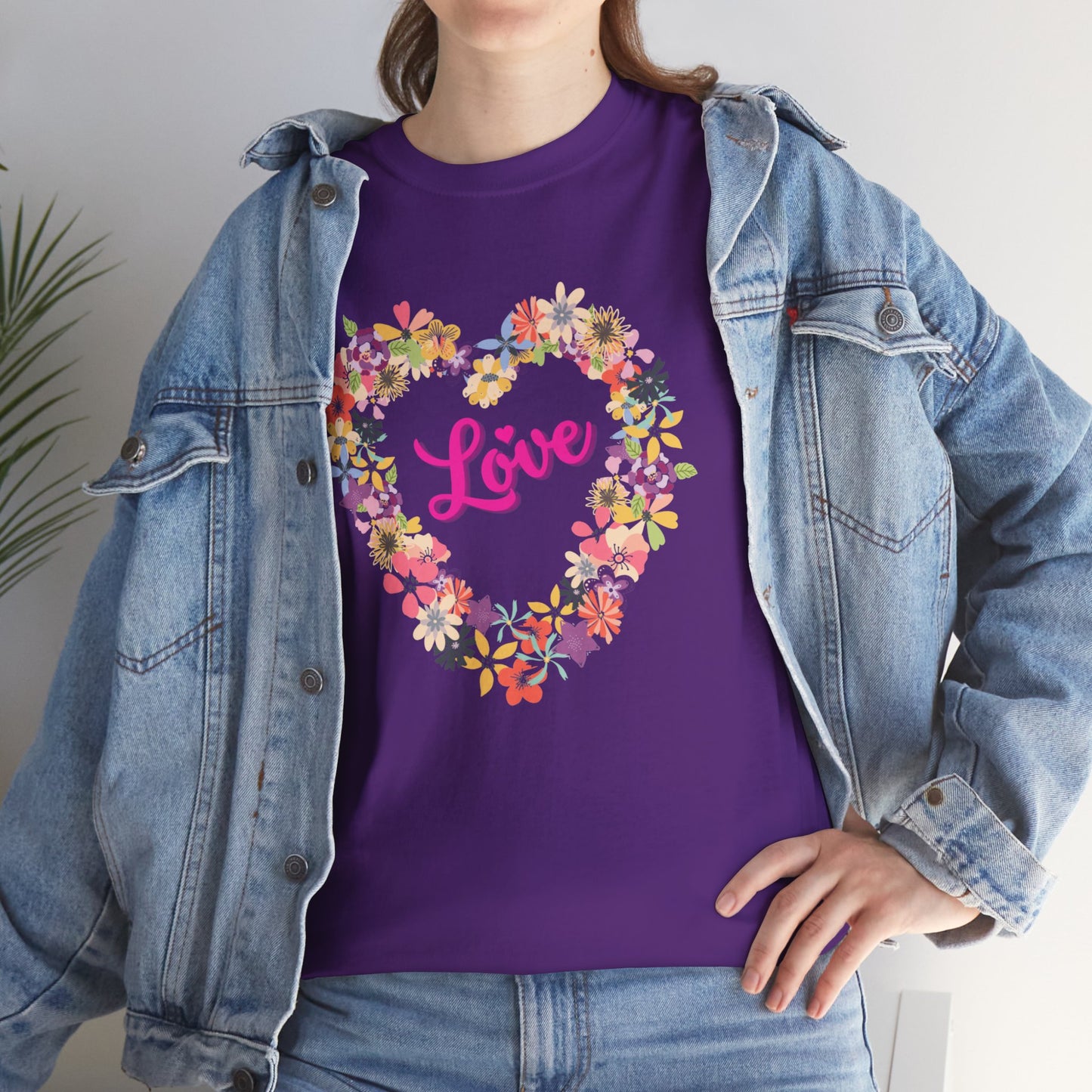 Love with Flower Heart T-shirt