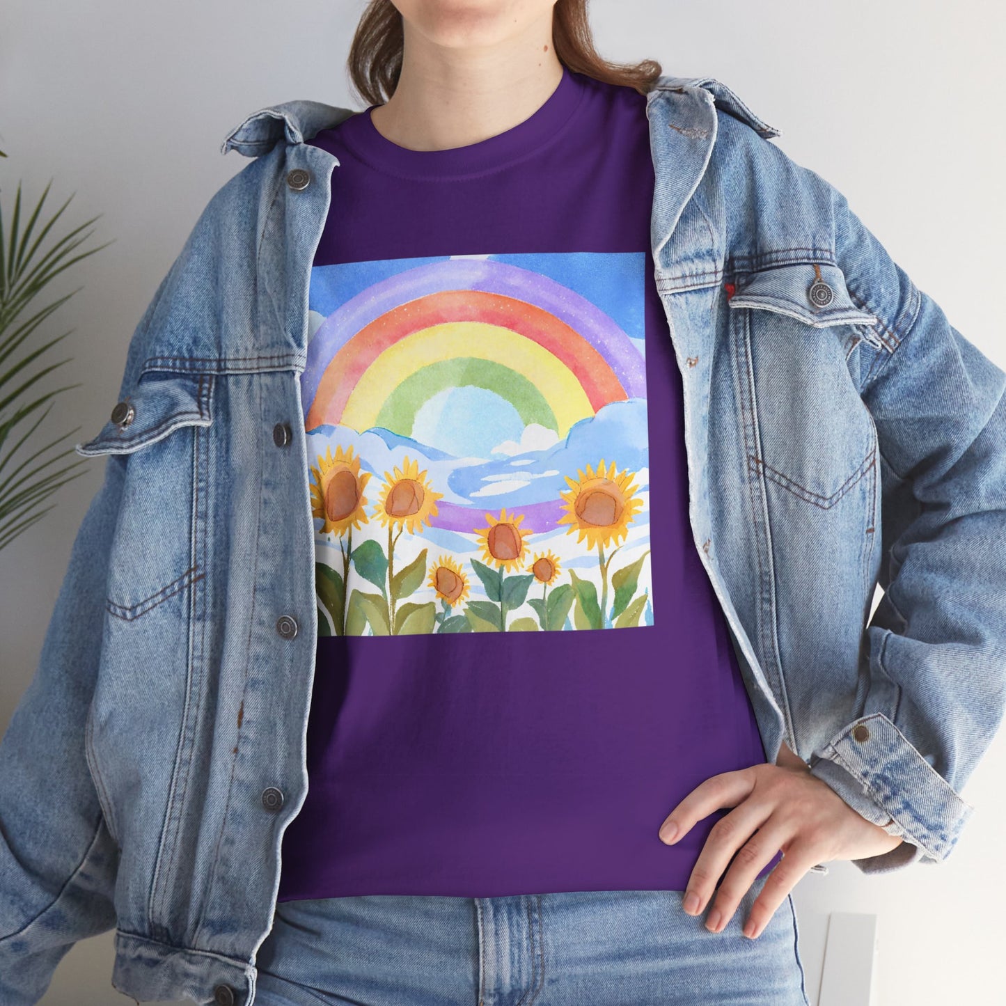 Sunflowers & Rainbow v1 T-shirt