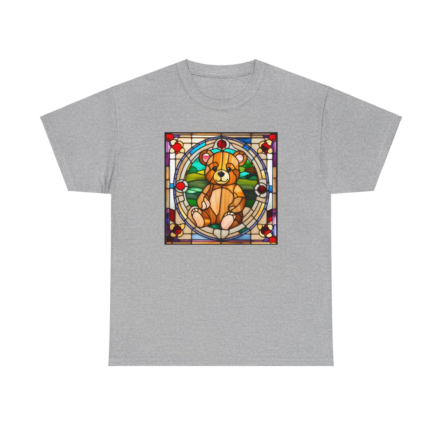 Teddy Bear Stained Glass T-shirt